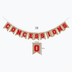 Concessions Banner, Concession Stand Banner Sign for Baseball Party Decoratio…