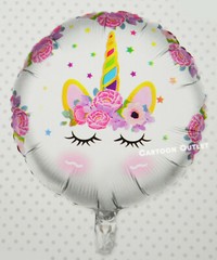 3 UNICORN BIRTHDAY PARTY DECORATION BALLOON GIRLS FAIRY TALE PARTY 18″ FAVORS