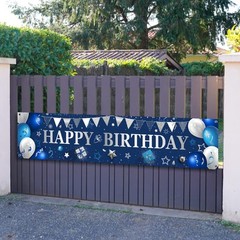 Large Birthday Banners for Outside Decorations Backdrop for Men Women Party