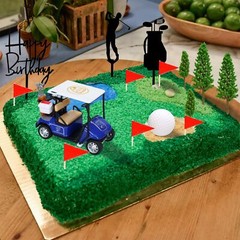 22Pcs Golf Cake Decorations Golf Cart Cake Toppers Heading for The Green Cake…