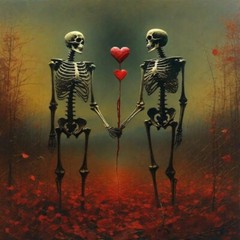 Valentines Day Sunset Into A Love Heart:14 Pictures horror Edition