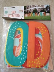 Sunshine, Rainbows, Good Vibes Party Birthday Lot Banner, Lanterns,
