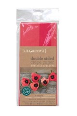 Double Sided Crepe Paper Roll Strawberry Tulip Pink 6.7 Sq Ft Decorations
