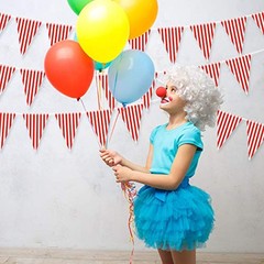 5 Packs Carnival Circus Party Decorations Supplies, Circus Carnival Bunting