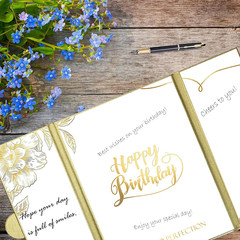 Birthday Decorations for Women Men, Large Birthday Card, Birthday Guest Sign in