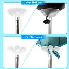 Telescoping Balloon Stand Set of 4, 1.5ft to 7ft-adjusable metal-photo prop