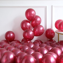 2026 Graduation Party Decorations, 138Pcs Burgundy White Silver Black Congrat Gr
