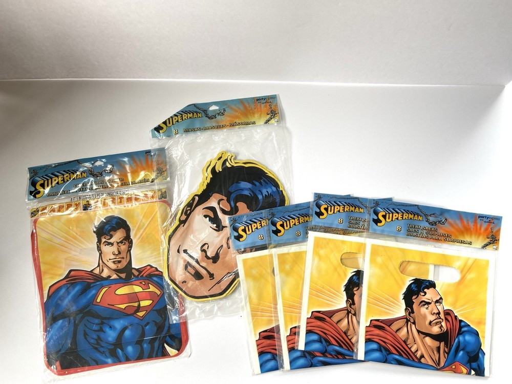 NWT Superman Party Express from Hallmark Party Supplies