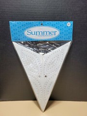 Summer Inspirations White Paper Star Hanging Decor Or Lamp