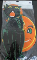 Beistle Retro Halloween Cutouts (4/pkg) – Decoration for Halloween Reproductions