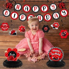 Ladybug Honeycomb Centerpiece Pack