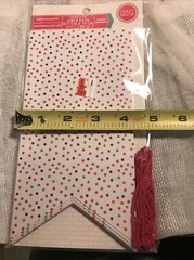 3 Pkgs Banner Kits DIY Personalize Party Celebration NEW 6’ Polkadot Color￼