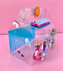 Bluey Pool Party Goodie Boxes/ Favor Boxes/ Bingo Summer Birthday/ Swimming