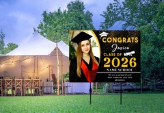 Personalized 2025 Graduation Decorations-Congrats Grad Yard Sign Decoration