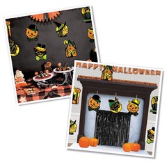 Beistle Vintage Halloween Cutouts 4-Count – 8.5″ – 9.25″, Multi Color