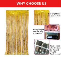 1 * 2-meter silver rain silk curtain graduation season party decoration supplies
