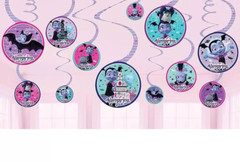 Disney Vampirina Birthday Party Decorations Add Any Age Banner Swirls Balloons
