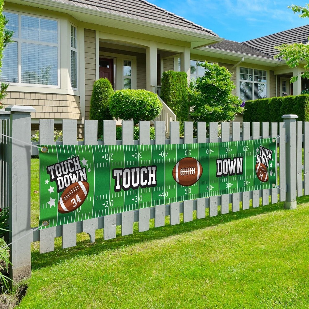 Football Banner Large Rugby Theme Banner Party Hangings Background Decorations
