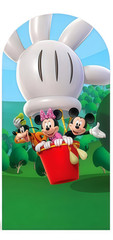 Mickey Mouse Birthday Party Arch Backdrop Cover Photo Background Decor