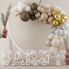 7.2FT Heart Shape Wedding Arch Stand Heavy Duty Metal Balloon Backdrop for Party