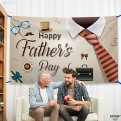 , Happy Fathers Day Banner – XtraLarge, 72×44 Inch | Happy Fathers Day