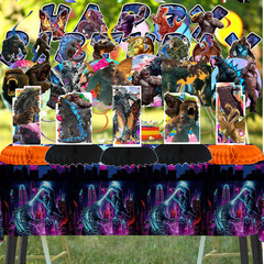 GODZILLA KING KONG plate birthday party supplies favor centerpiece decoration