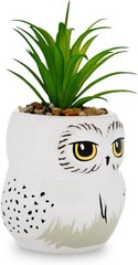 Harry Potter Hedwig 3-Inch Ceramic Mini Planter with Artificial White