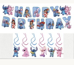 Lilo & Stitch Pink Birthday Party Decorations (T-53)