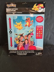 Pokemon Backdrop Scene Setter With 12 Props Party Fun Kit Pikachu Birthday 27×40