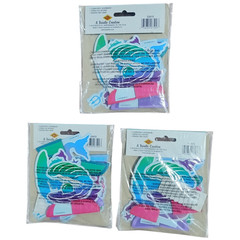 Mermaid Mini Centerpiece 8 Pc Tissue Paper Birthday Party Decorations 3 Sets