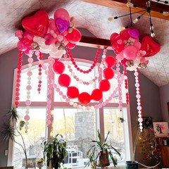 Pastel Pink Quick Link Balloons, 100PCS 10 Inch Baby Pink Linking Balloons fo…