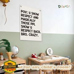 Dilemat Classroom Decor Crazy English Banner 18×25 Inch