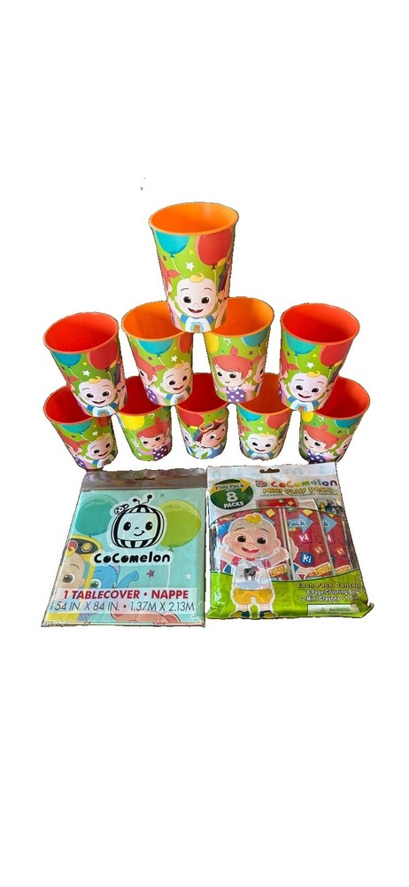 COCOMELON BIRTHDAY PARTY SUPPLIES NEW
