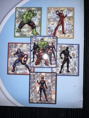 BRAND NEW Marvel Avengers Frame Decorating Kit 6 Cut Outs Wall Hang Party
