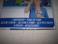 Toy Story 4 Photo Booth Kit Backdrop 8 Props Birthday Party Kids New in Package
