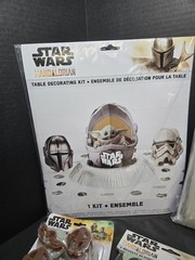 Star Wars Party Decorations+ Mandalorian Balloons, Glasses, Party Favors NEW