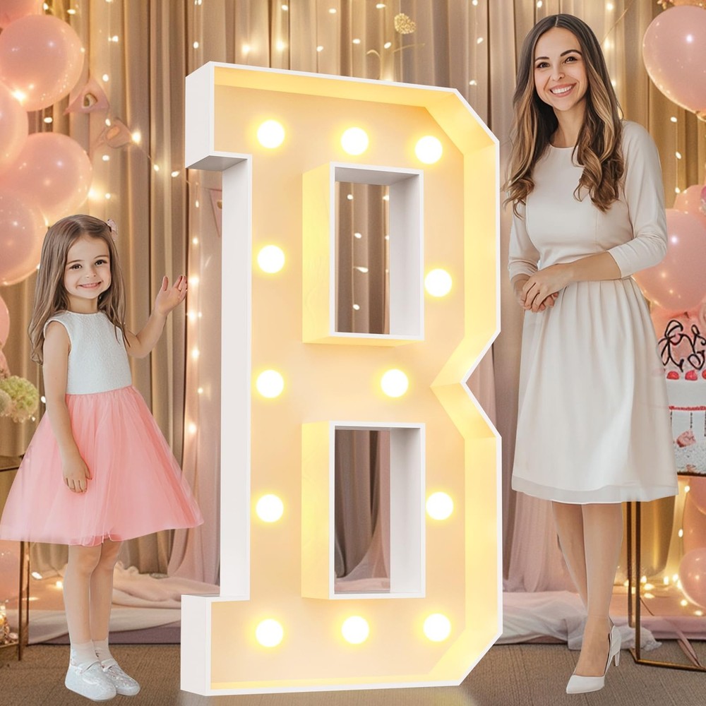 Pooqla 4 Ft Marquee Light Up Letters Marquee Letter Lights 4 Feet Tall Giant