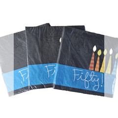50th Happy Birthday Decorations-Full Box with banner, streamers and more