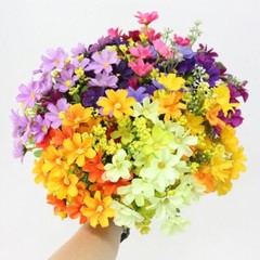 US 4pcs Artificial Daisy Bouquet Flexable Stems Decor Home/Garden/Party/Wedding