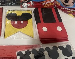 Mickey Mouse Party Decorations 14 Pcs Bags Stickers Balloons 3+