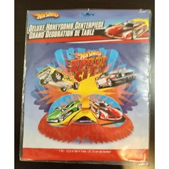 2009 Hot Wheels Birthday Party Bundle Lot 2 Tablecloths Banner Centerpiece A13