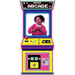 Fabric Large 72.8 x 35.4 Inch Arcade Game Photo Background Retro Video Gaming