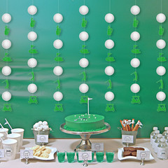 Golf Party Decorations 7 Pcs Golf Themed Cart Hanging Decorations for Sports Bir