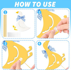 Silly Goose Centerpiece Sticks 16PCS Silly Goose Baby Shower Decorations Blue…