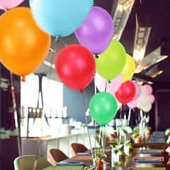 120 Assorted Color Balloons 12 Inches 12 Kinds of Rainbow Party Latex Balloons,