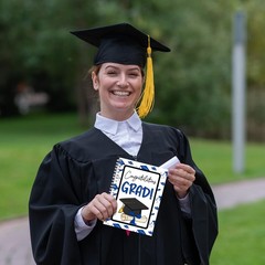 Graduation Gift Card Book 7×5 Inch – College Survival Album for Grads