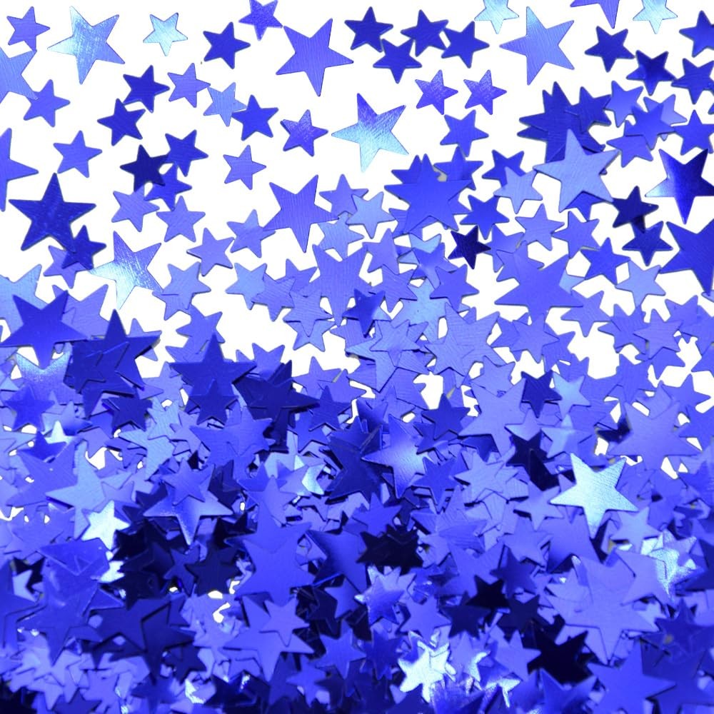 60g Star Confetti Metallic Foil Table Sequins Birthday Party DIY ZX/Blue