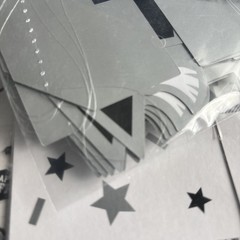 Silver/Blk Congrats Grad 10 Pc Room Decorating Kit School Spirit Graduation New