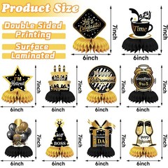 10 Pcs Retirement Party Decorations, Retirement Party Supplies Retirement Table