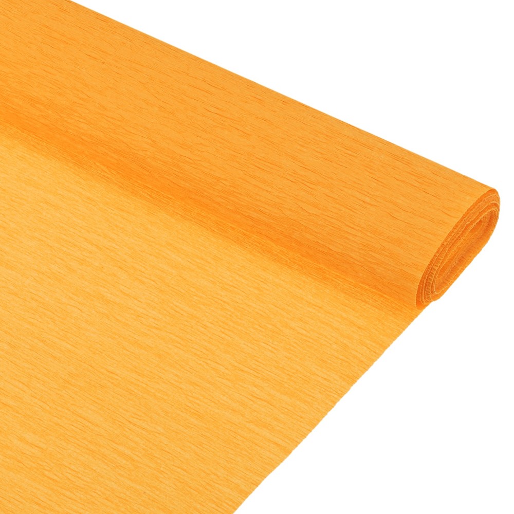 Crepe Paper Roll 8.2ft Long 10 Inch Wide for Wedding,Orange 2pcs